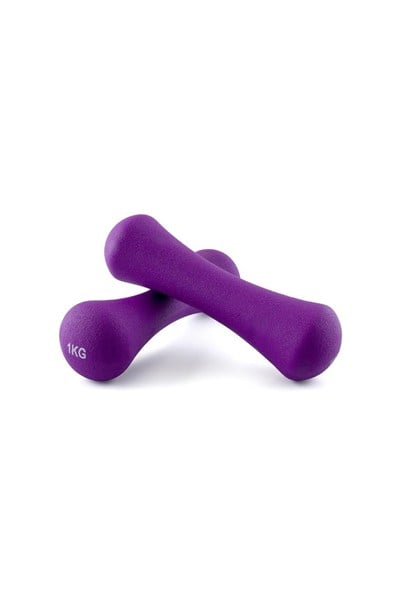 Gymo Neopren Dambıl 2x1kg Mor