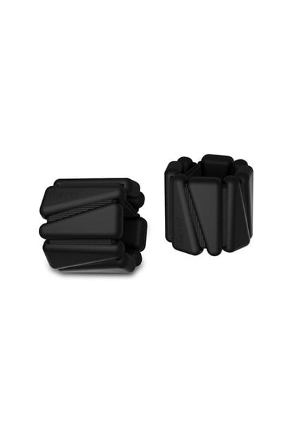 Gymo Pro Series Ayarlanabilir Silikon Bilek Ağırlığı 2x500gr Üçgen Siyah