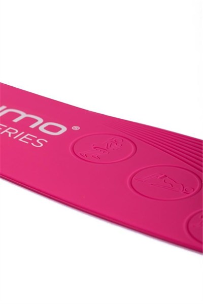 Gymo Pro Series Çantalı Direnç Bandı Fitness Pilates Esnetme Lastiği 5li Set Silikon Mor