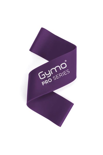 Gymo Pro Series Çantalı Direnç Bandı Fitness Pilates Esnetme Lastiği 5li Set Mor
