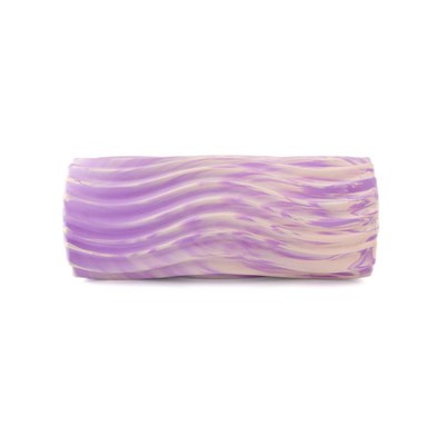 Gymo Pro Series Cloudy Wavy Foam Roller Pilates Masaj Rulosu Mor