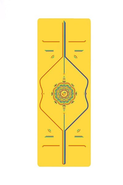 Gymo Pro Series® Pu-Rubber Kaydırmaz Kauçuk Yoga Pilates Matı 5mm Yellow