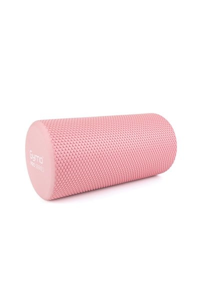 Gymo Pro Series Recovery Foam Roller Pilates Masaj Rulosu 30x15cm Pembe
