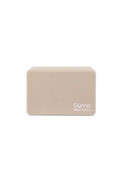 Gymo Pro Series Rounded Yoga Blok Bej