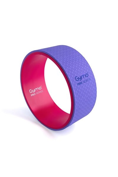 Gymo Pro Series Yoga Pilates Tekerleği Yoga Wheel 33cm Pembe x Mor