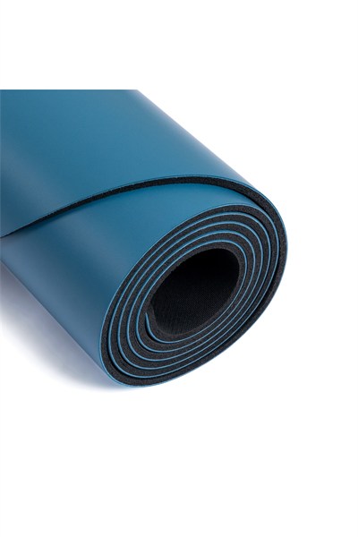 Gymo Pu-Rubber Kaydırmaz Kauçuk Yoga Pilates Matı 5mm Mavi