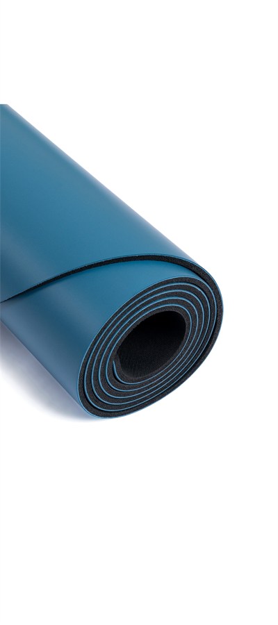 Gymo Pu-Rubber Kaydırmaz Kauçuk Yoga Pilates Matı 5mm Mavi