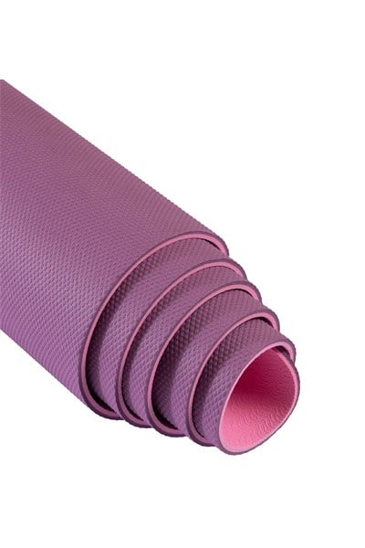 Gymo UltraGrip 6mm TPE Yoga Matı Pilates Minderi Mürdüm