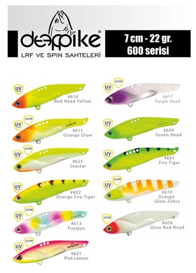 600 Series | 7 cm | 22gr | Vibrasyon