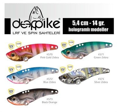 Deeppike Hologram | 5,4 cm | 14 gr | Vibrasyon