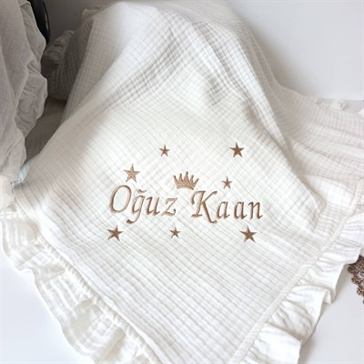 Erkek Bebek Müslin Hastane Çıkışı Seti