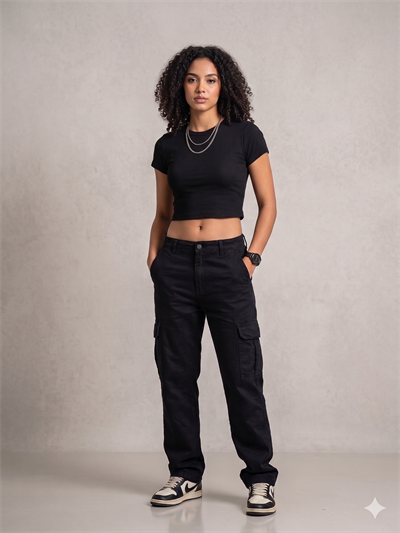 Basic Crop Top T-Shirt