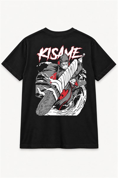 Naruto Kisame Hoshigaki Baskılı Unisex Tişört