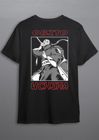 Naruto – Obito Uchiha Temalı Anime Tişörtü (Unisex)