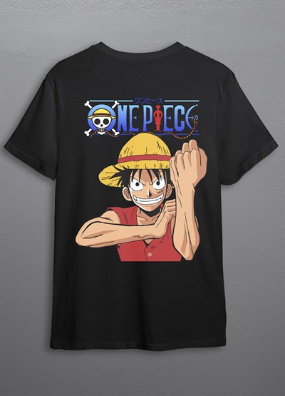One Piece – Monkey D. Luffy Temalı Tişört (Unisex)
