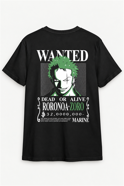 One Piece – Roronoa Zoro Dead or Alive Anime Tişört