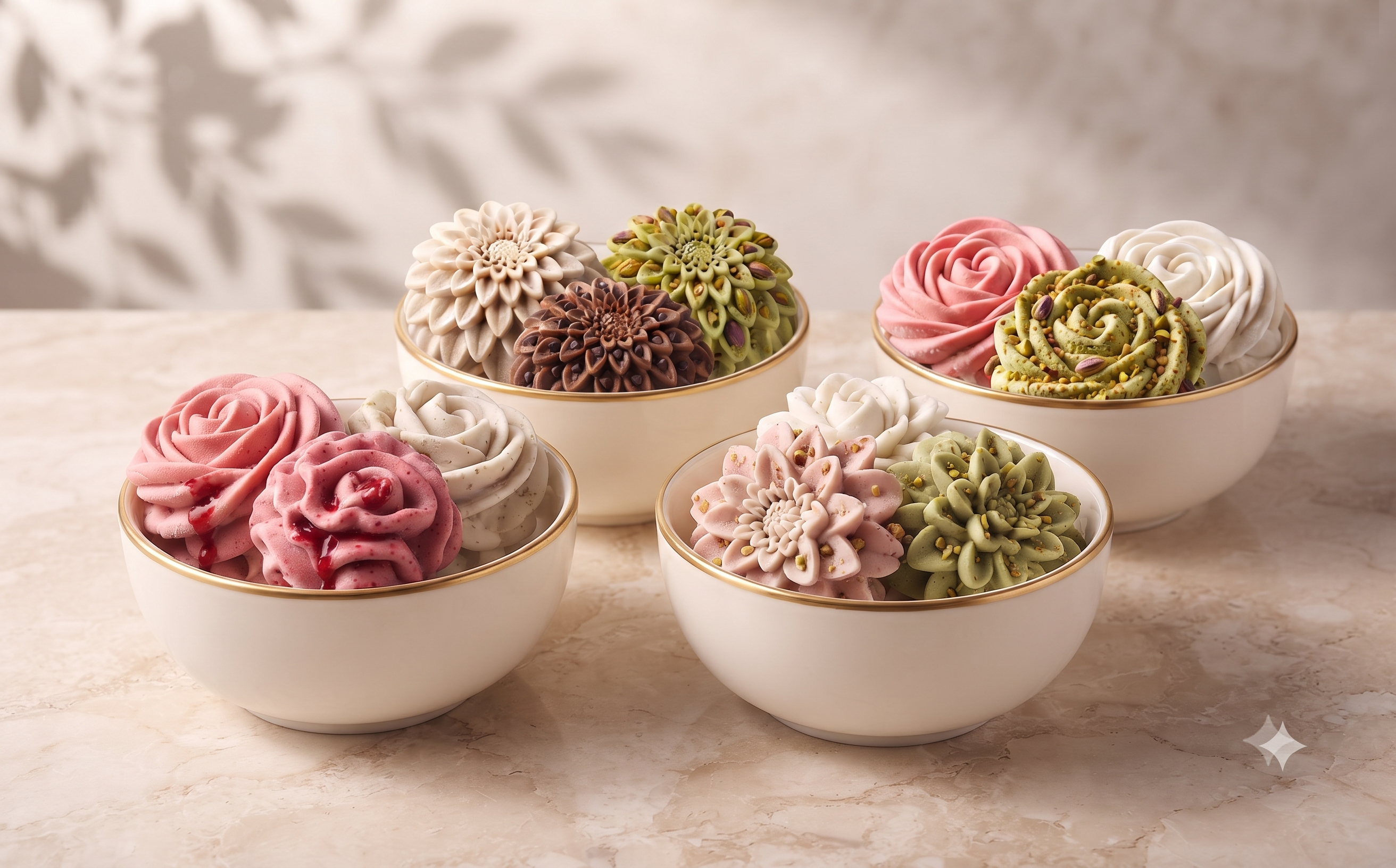 Ice Cream Flower Collection
