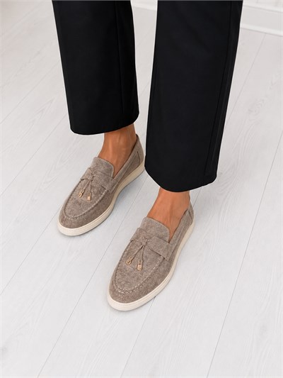 Vizon Aksesuarlı Loafer