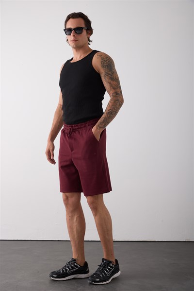 Pacho-Core Şort Mürdüm