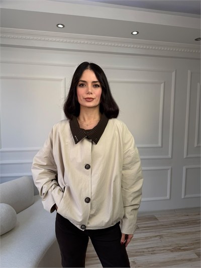 Dik Yaka Rahat Kesim Mont - TAŞ