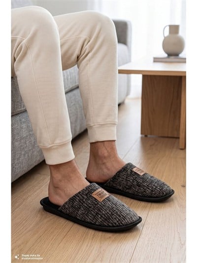 Twigy Chiessa Erkek Ev Terliği Gri 41/46