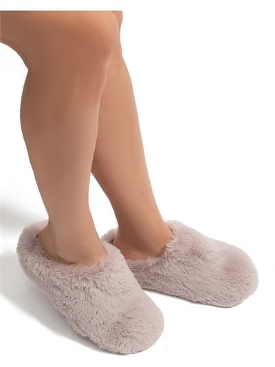Twigy Stone Kadın Peluş Ev Terliği Pudra 37/41