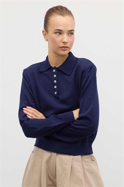CASTELLI POLO TRİKO KAZAK Lacivert