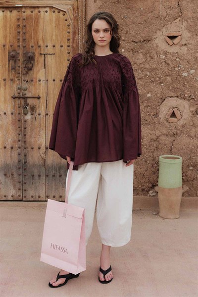 Majorelle Vual Tunik Burganya
