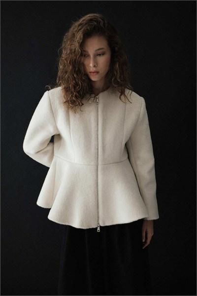 MARONDA PEPLUM CEKET Ekru