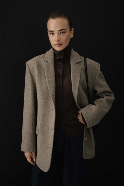 SARAYA BLAZER CEKET Kahverengi