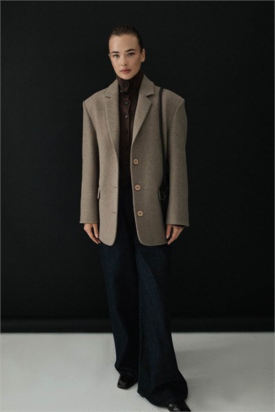SARAYA BLAZER CEKET Kahverengi