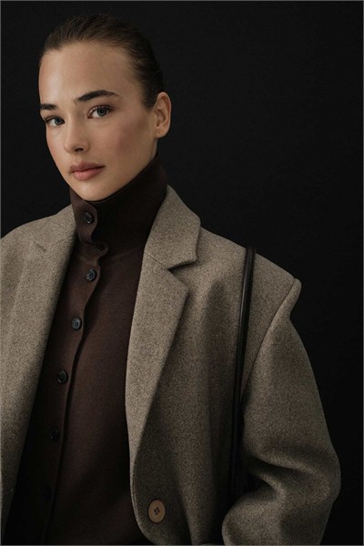 SARAYA BLAZER CEKET Kahverengi