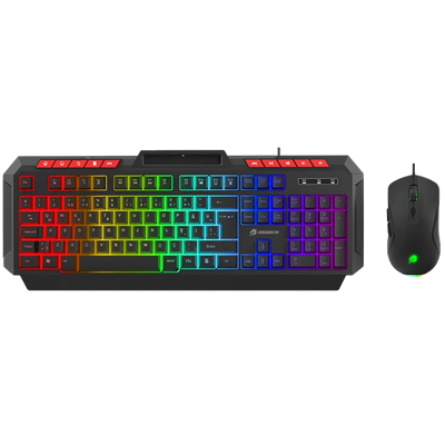 GameBooster KM-11B Knight Siyah Klavye Mouse Set