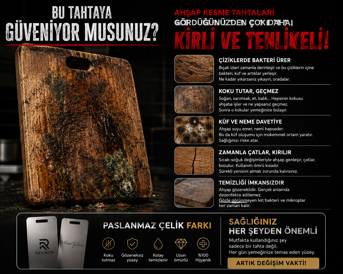 ahşap kesme,paslanmaz çelik,mutfak tasarımı