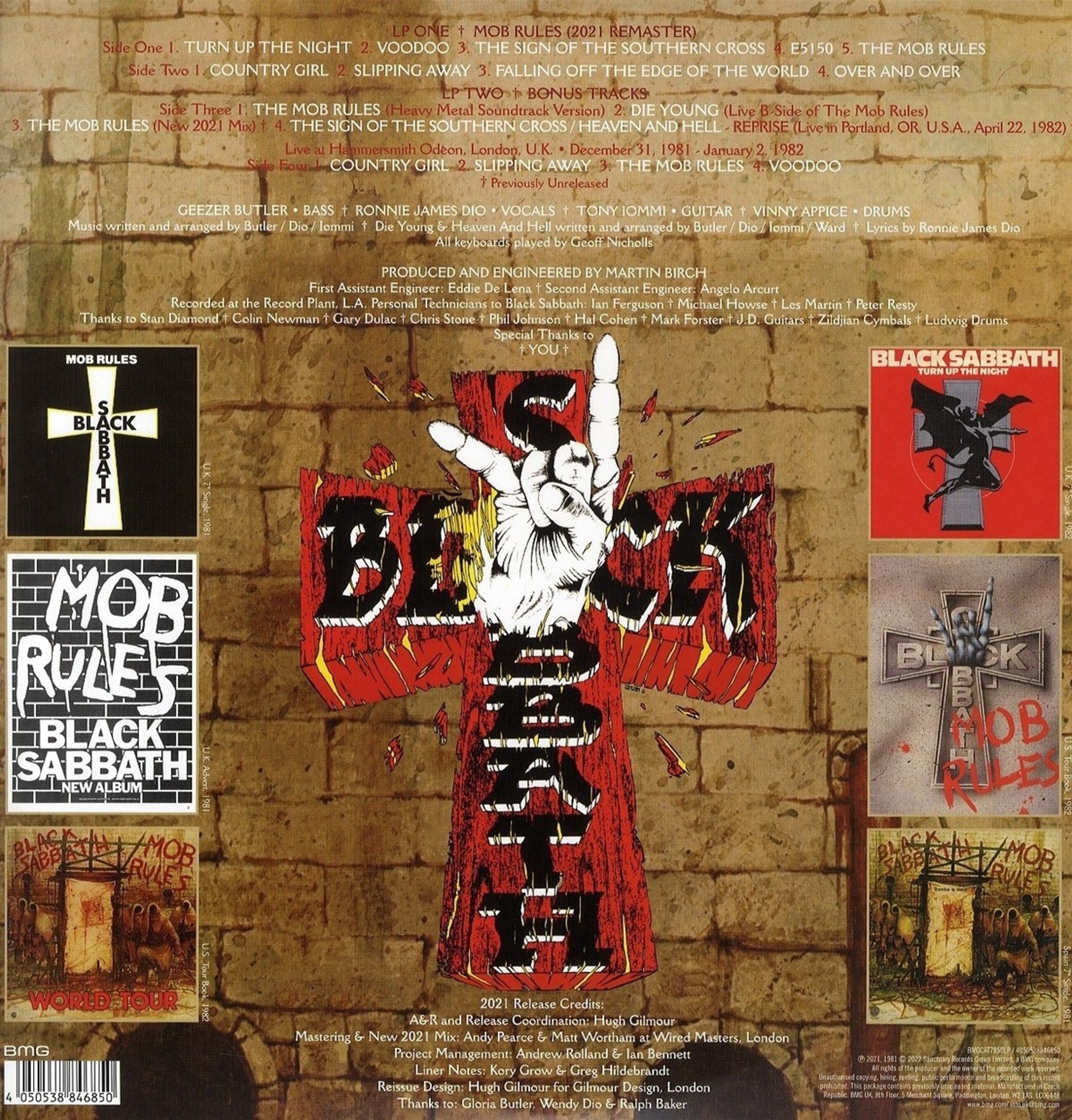 仏LP Black Sabbath Mob Rules フランス盤 Stereo Black Sabbath - Mob Rules (Remastered) - Plak | Blue Vinyl Shop