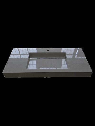 Fildişi Bej Uzun Porselen Lavabo - AC26004