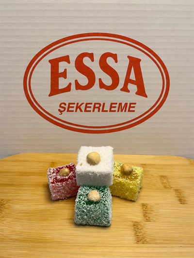 meyve aromalı fındıklı lokum 500 gr