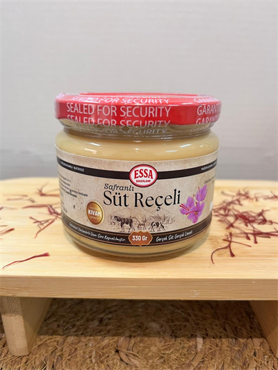 safranlı süt reçeli