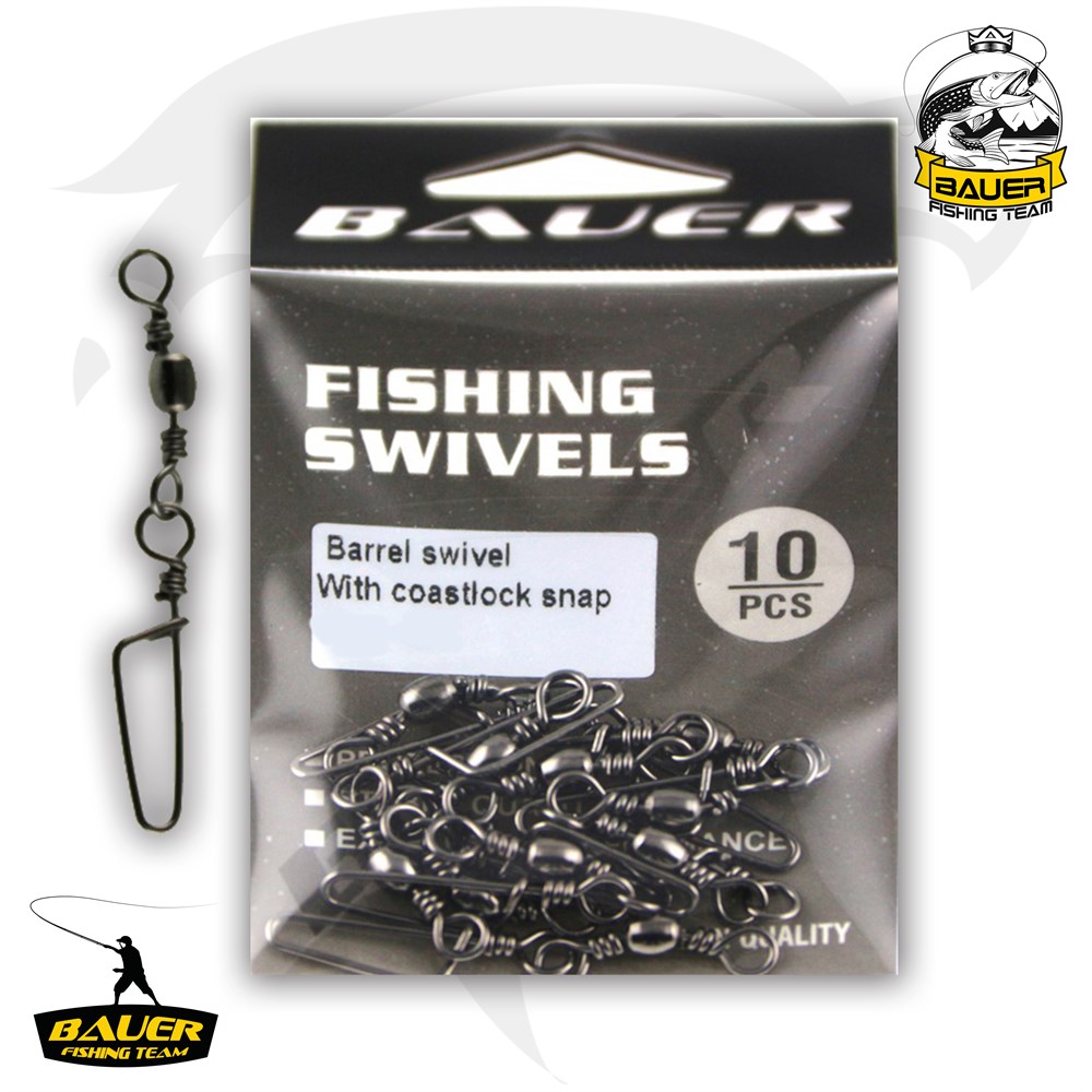 BARREL SWIVEL WITH COASTLOCK SNAP