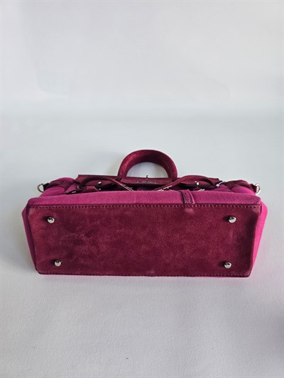 Desaryou Çanta Pembe Kot ve Fuşya Deri 