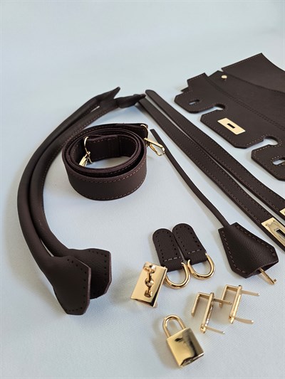 HMS El ve Omuz Çanta Kit - Kahverengi