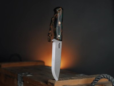 Ares Scandi - Kamuflaj Micarta Kabza