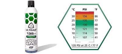 ASG Ultrair 570ml Silikonlu Airsoft Green Gas