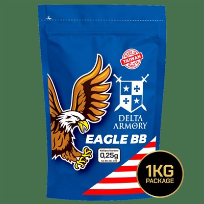 Delta Armory 0.25g AIRSOFT BB 4000Adet EAGLE Serisi (DA-BB-EGL-025)