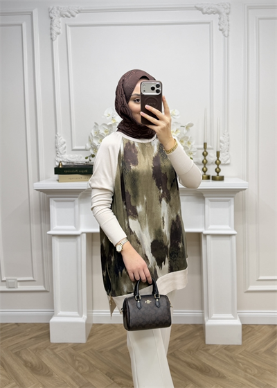 Maya Qupra Merserize Tunik | Ekru