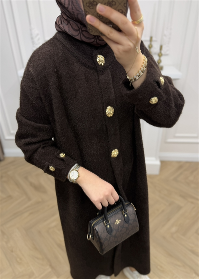 Moi Angora Hırka | Kahve