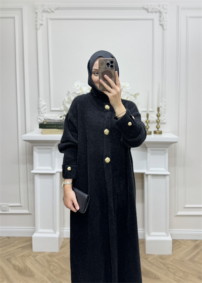 Moi Angora Hırka | Siyah