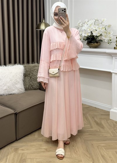 Mona Vual Etekli Takım Pembe