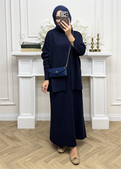 Royal Simli Merserize Takım | Lacivert