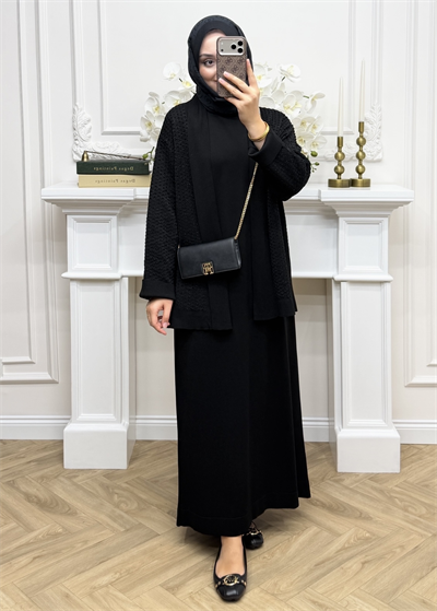 Royal Simli Merserize Takım | Siyah